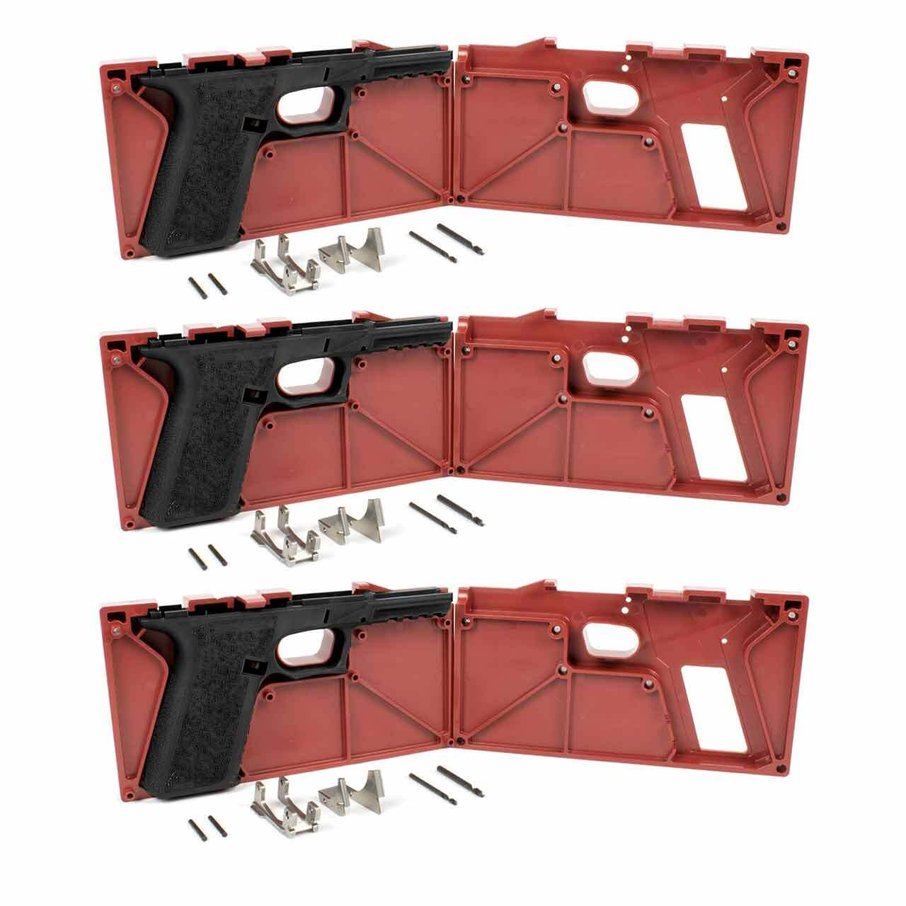 Polymer80 PF940v2™ 80% Full Size Frame and Jig Kit (Glock® 17/22/24/31/34/35 Compatible) - 3-Pack - polymer 80
