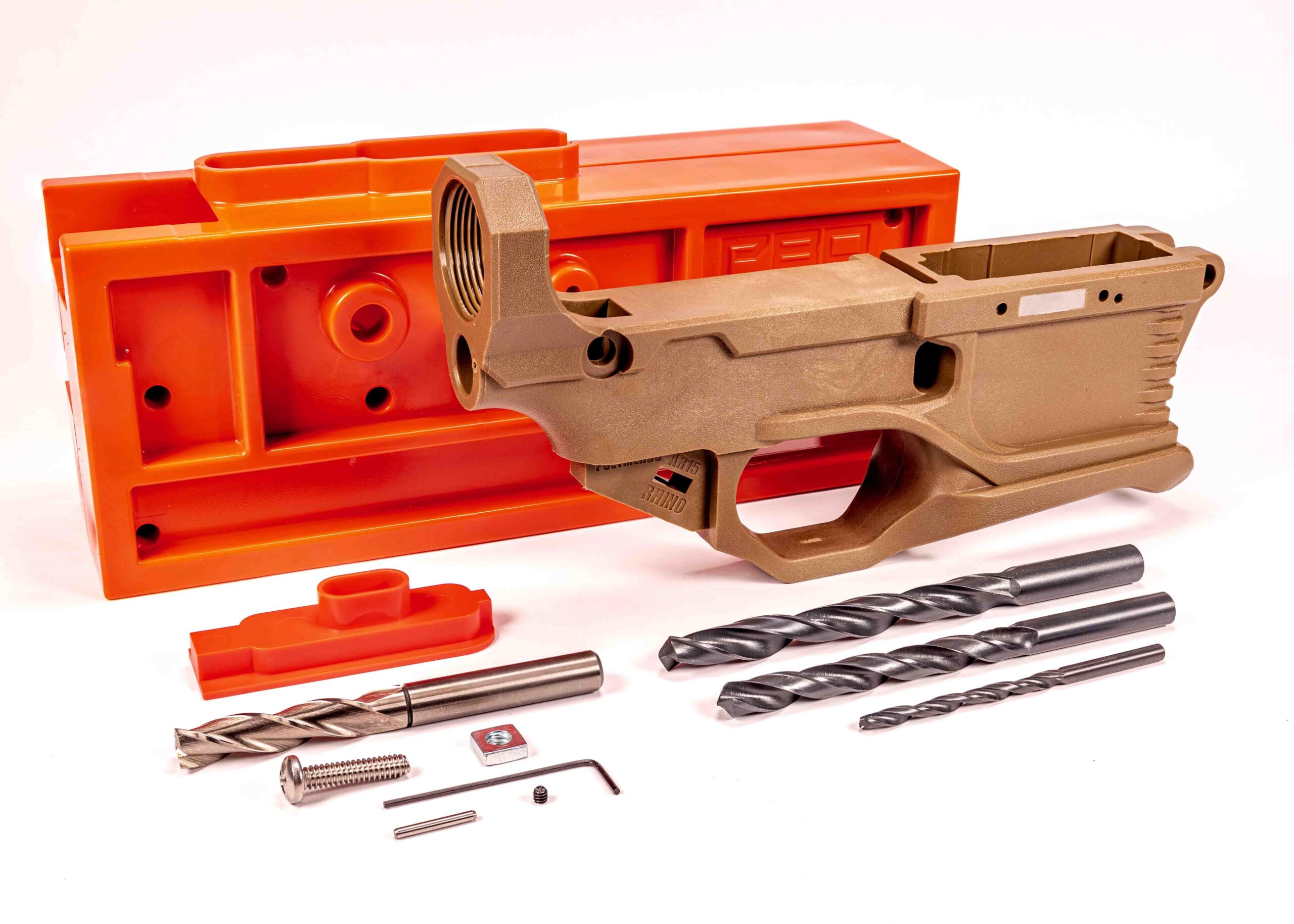 RL556v3 80% AR15 Lower – Flat Dark Earth - polymer 80